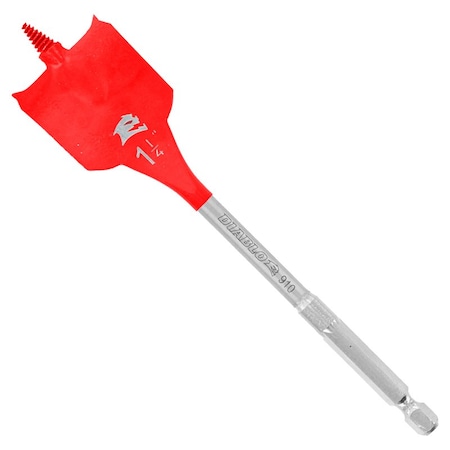 Diablo Diablo 1-1/4 in. X 6 in. L High Speed Steel Clean Wood Spade Bit Hex Shank 2 pk DSP2150-P2